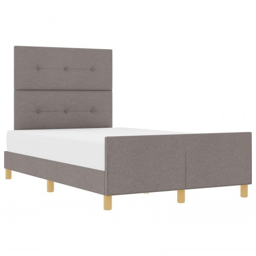 Sengestel Taupe 120x200 cm Stof