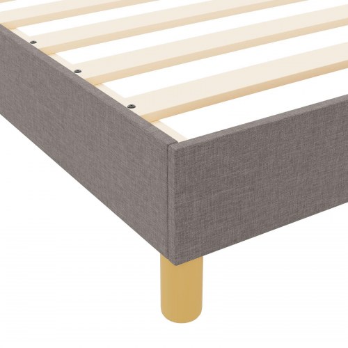 Sengestel Taupe 120x200 cm Stof