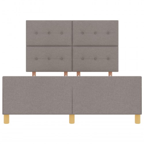 Sengestel Taupe 140x190 cm Stof