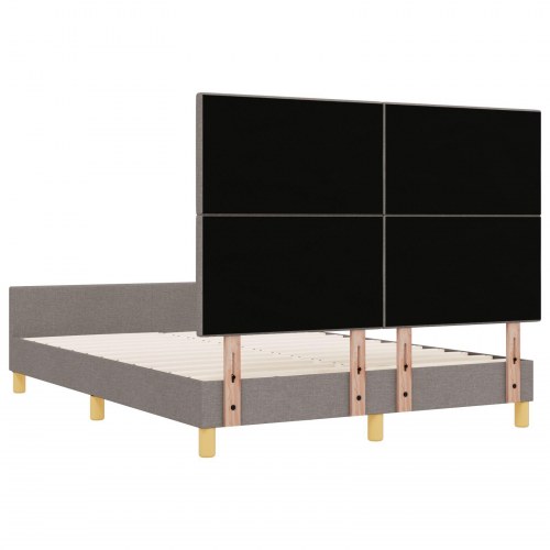 Sengestel Taupe 140x190 cm Stof