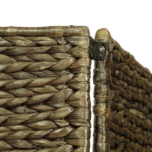 Rumdeler med 5 paneler 193 x 160 cm vandhyacint brun