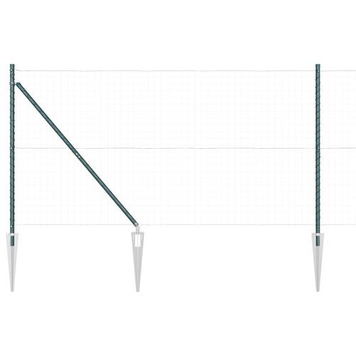 Hegnsposts med Spyd 26 stk Ø32 mm 160 cm Galvaniseret Stål