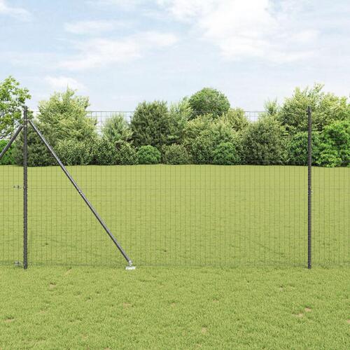 Hegnspæle med spids 52 stk Ø32 mm 170 cm Galvaniseret Stål