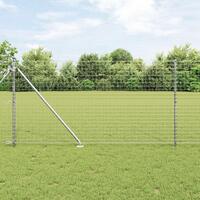Heftepæle med Spyd 26 stk Ø32 mm 160 cm Galvaniseret Stål