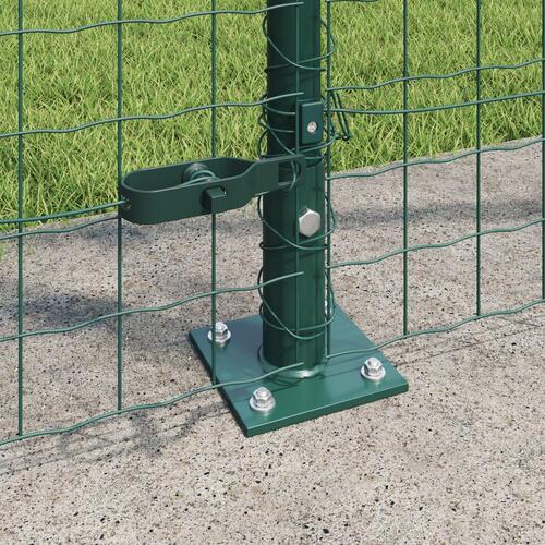 Hegnstolper Sæt af 104 Grøn Beton 3.2 x 3.2 x 88.5 cm Slidstærk