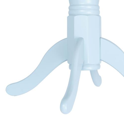 Spisebord 106 cm massivt gummitræ grå og brun
