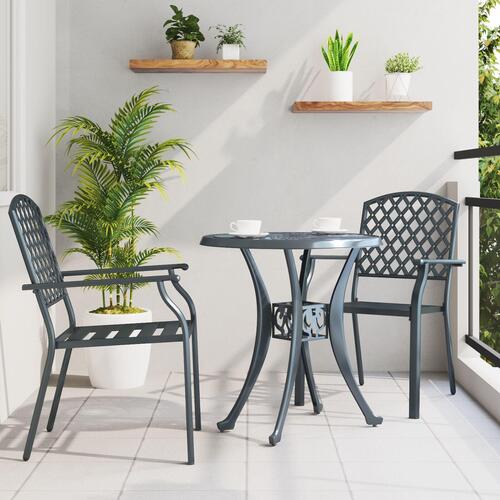 Havestole 2 stk Stable Anthracite Stål