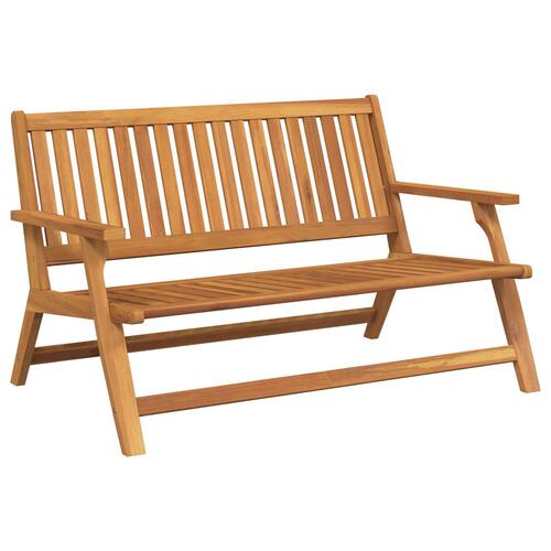 Havebænk 122,5x77x74 cm Massivt Akacietræ