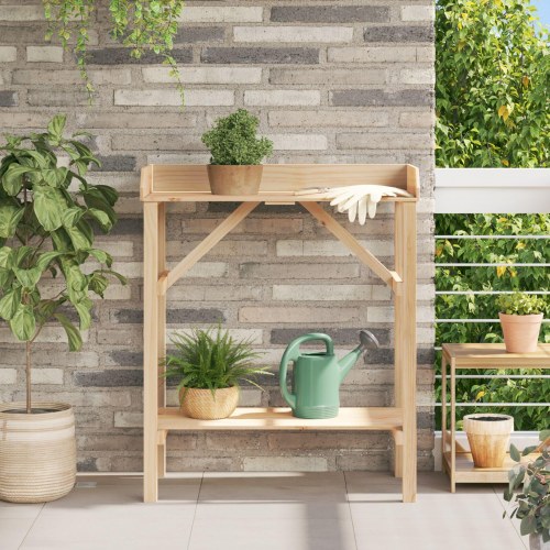 Havepottebord 75x40x90 cm Solid Træ Fyr
