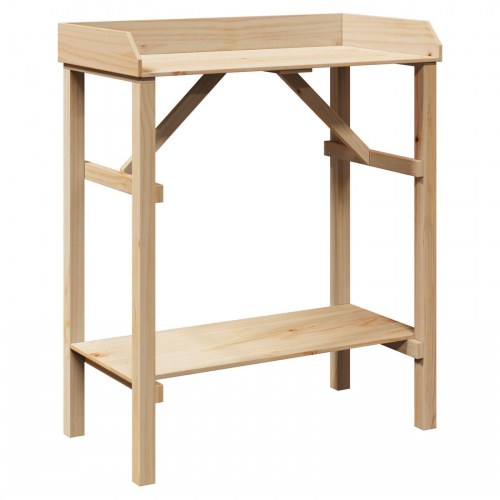 Havepottebord 75x40x90 cm Solid Træ Fyr