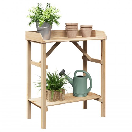 Havepottebord 75x40x90 cm Solid Træ Fyr