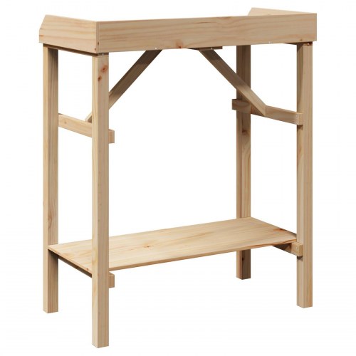 Havepottebord 75x40x90 cm Solid Træ Fyr