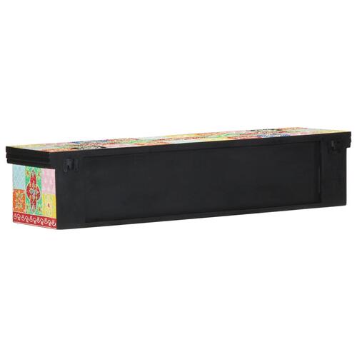 TV Skab Væghængt Flerfarvet 100x30x22cm Konstrueret Træ