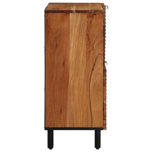 Skab 80x33x75 cm Massivt Akacietræ