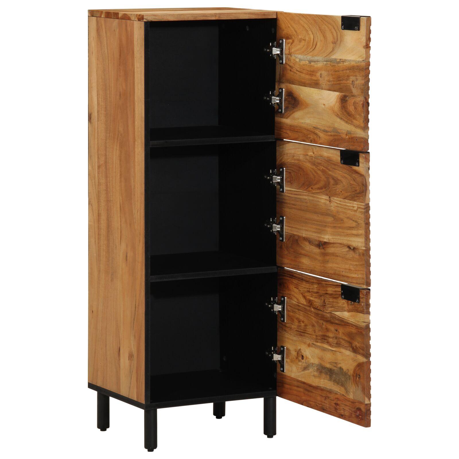Highboard 40x33x110 cm Massivt Akacietræ