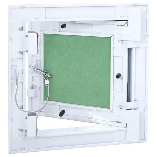 Adgangspanel med aluminiumsramme og gipsplade 150x150 mm