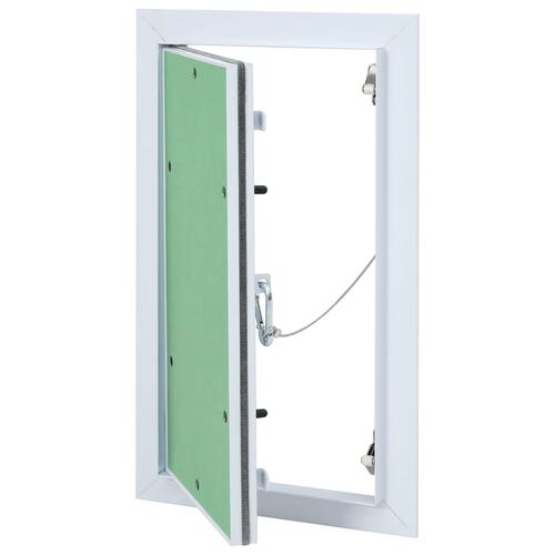 Adgangspanel med aluminiumramme og gipsplade 150x300 mm