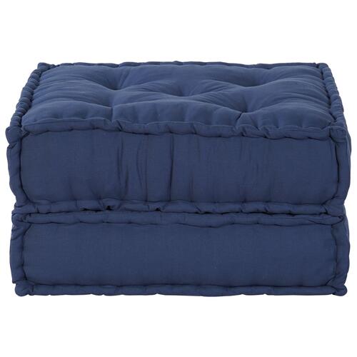 Modulær pouf indigo 70x70x36 stof