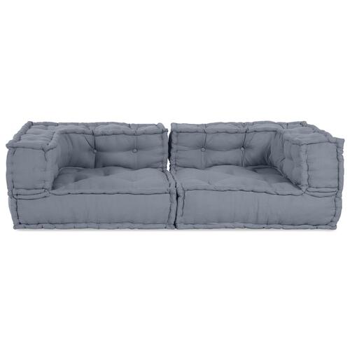 Modular Puff Grå 140x70x36 Stof