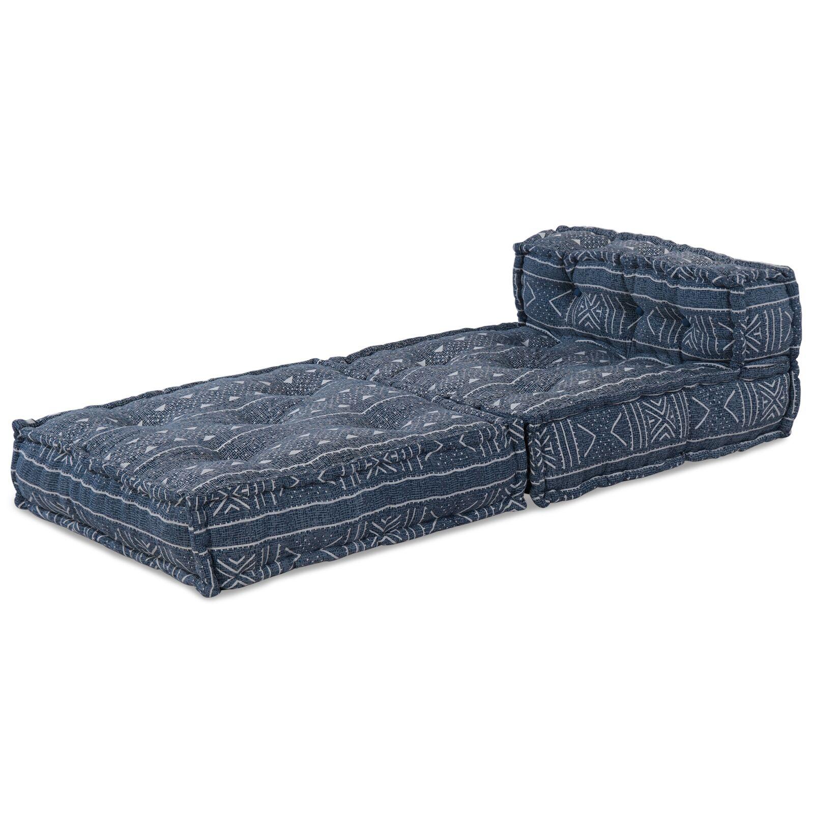 Modular Pouffe Indigo 70x70x54 i Stof