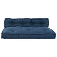 Palle Sofa Pude med Rygstøtte i Blå Stof