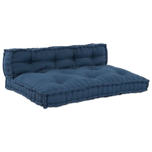 Palle Sofa Pude med Rygstøtte i Blå Stof