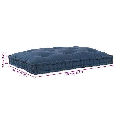 Pallet Sofa Pude Blå Stof