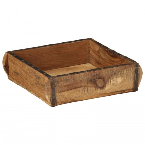 Bakker 4 stk 31x29x10 cm Solid Træ Genanvendt