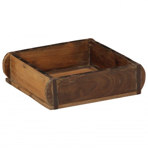 Bakker 4 stk 31x29x10 cm Solid Træ Genanvendt