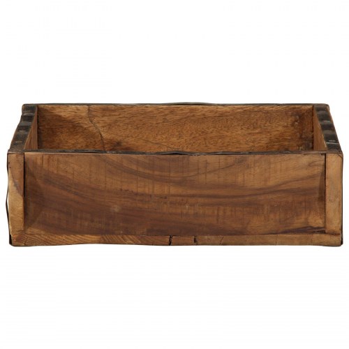 Bakker 4 stk 31x29x10 cm Solid Træ Genanvendt