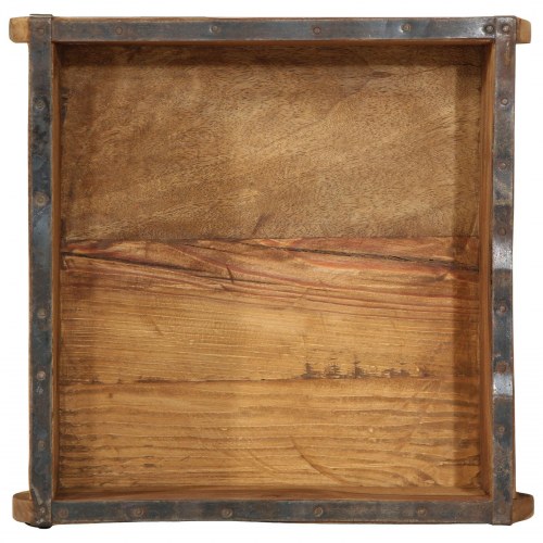 Bakker 4 stk 31x29x10 cm Solid Træ Genanvendt