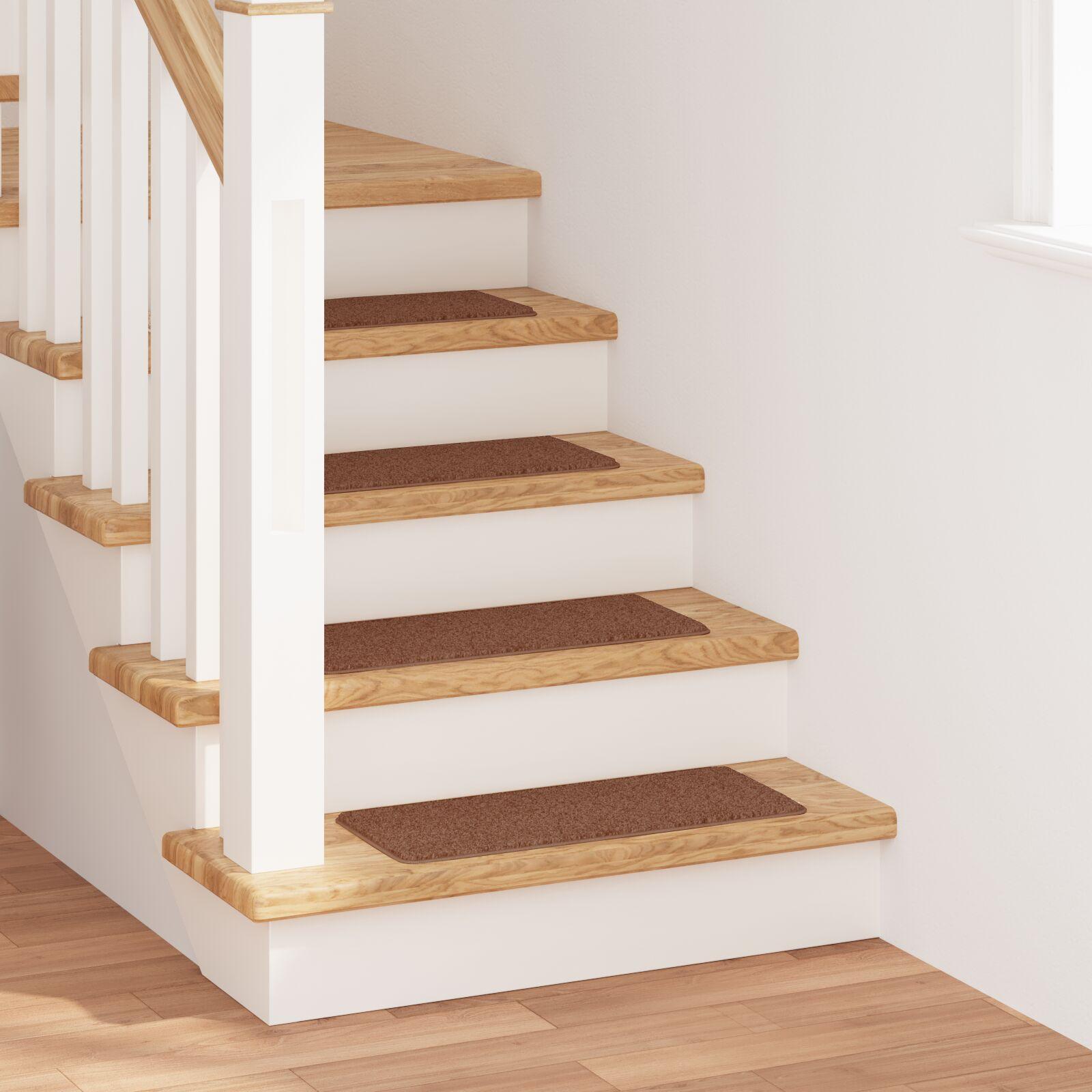 Skridsikre Trappemåtter 15 Dele Gul 60 X 25 Cm Pp