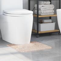 Bademåtte U-formet Creme 50x50 cm Polypropylen Skridsikker