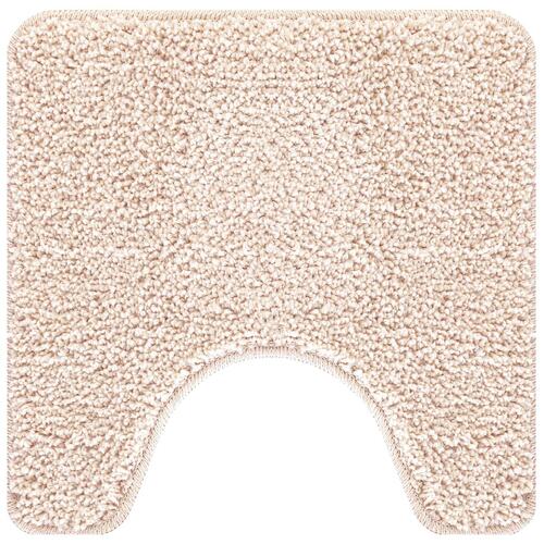 Bademåtte U-formet Creme 50x50 cm Polypropylen Skridsikker