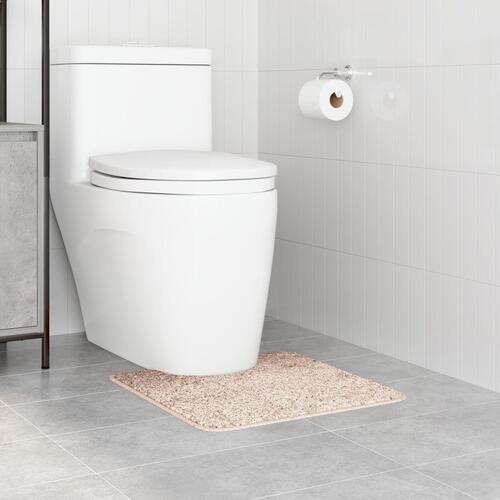 Bademåtte U-formet Creme 50x50 cm Polypropylen Skridsikker