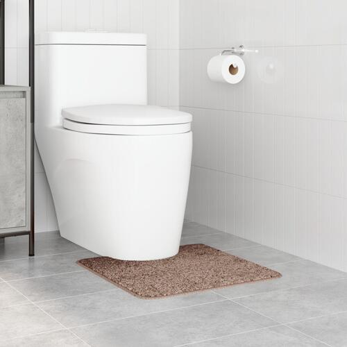 Bademåtte U-formet Brun 50x50 cm Polypropylen Skridsikker