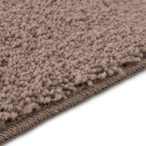 Bademåtte U-formet Brun 50x50 cm Polypropylen Skridsikker