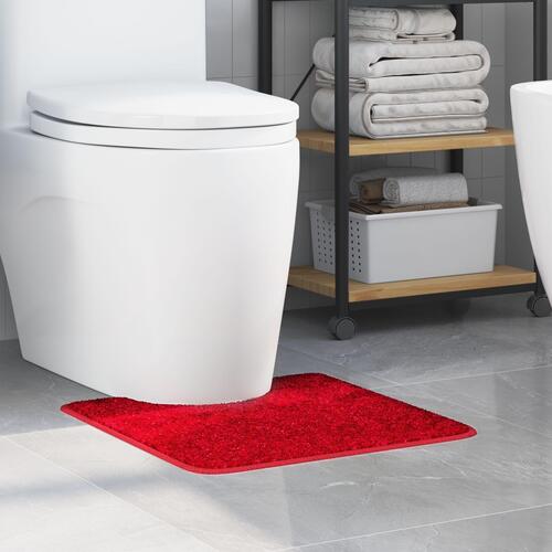Bademåtte U-formet Rød 50x50 cm Polypropylen Skridsikker