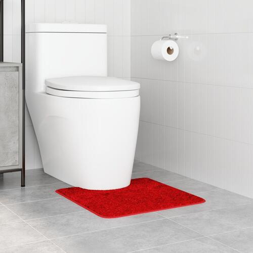 Bademåtte U-formet Rød 50x50 cm Polypropylen Skridsikker