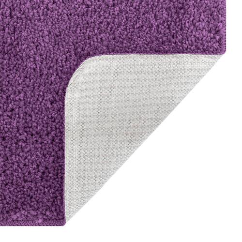 Bademåtte U-formet Lilla 50x50 cm Polypropylen Skridsikker