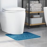 Bademåtte U-formet Blå 50x50 cm Polyester Skridsikker