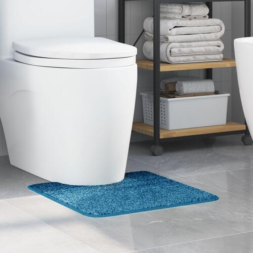 Bademåtte U-formet Blå 50x50 cm Polyester Skridsikker