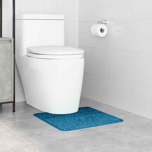 Bademåtte U-formet Blå 50x50 cm Polyester Skridsikker