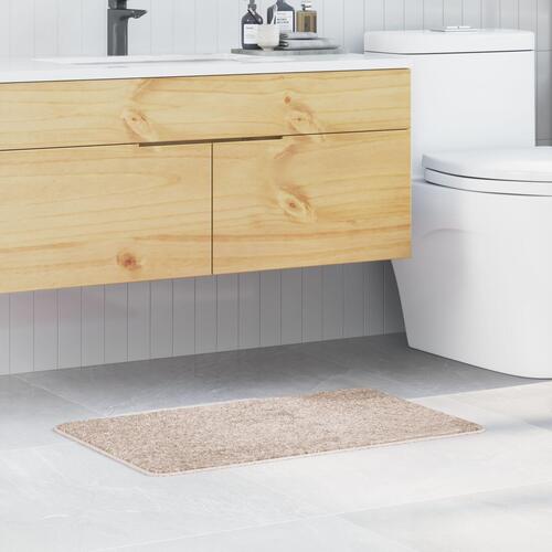 Bademåtte Rektangulær Creme 50x80 cm Polypropylen Skridsikker