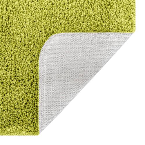 Bademåtte Rektangulær Grøn 50x80 cm Polypropylen Skridsikker