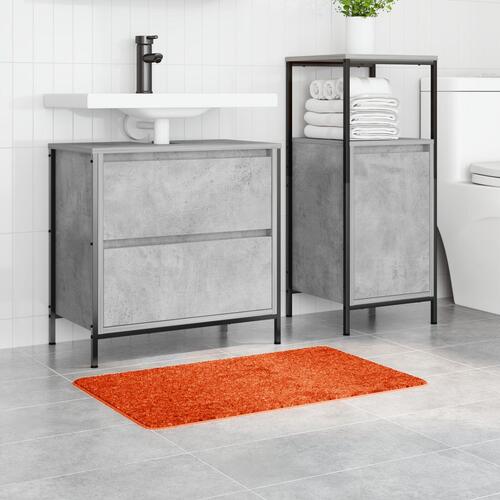 Bademåtte Rektangulær Orange 50x80 cm Polypropylen Skridsikker