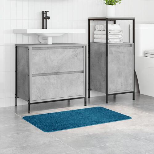 Bademåtte Rektangulær Blå 50x80 cm Polypropylen Skridsikker