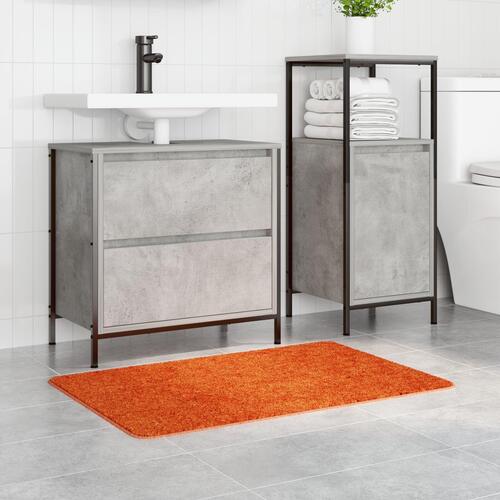 Bademåtte Rektangulær Orange 60x90 cm Polypropylen Skridsikker