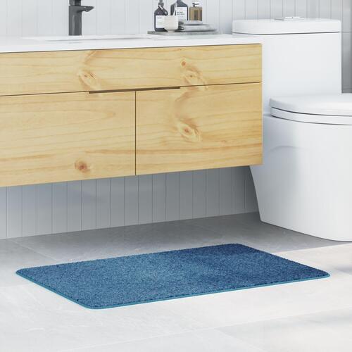 Bademåtte Rektangulær Blå 60x90 cm Polypropylen Skridsikker