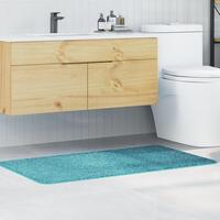 Bademåtte Rektangulær Turkis 70x120 cm Polypropylen Skridsikker